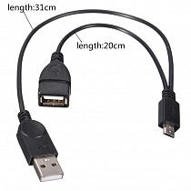 Micro USB-USB кабель передачи данных/питания андроид смартфона